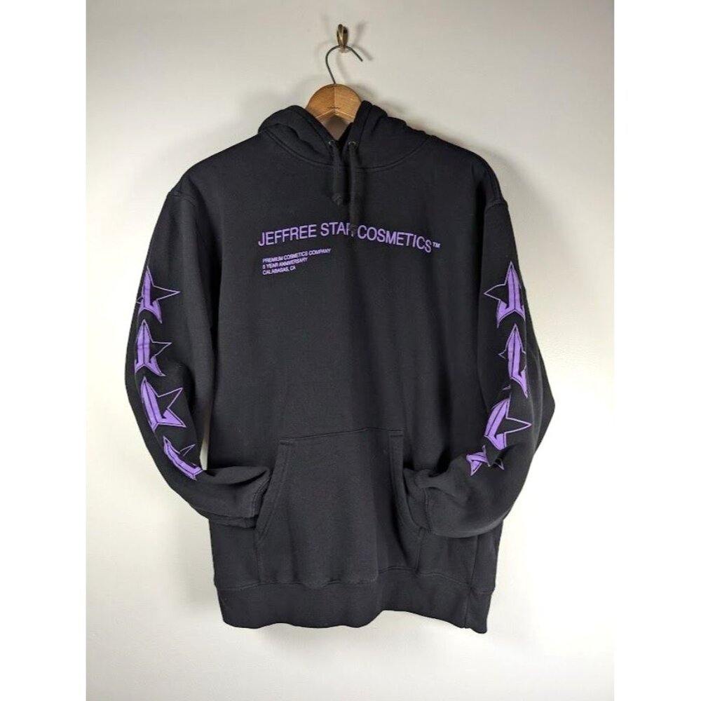 Jeffree Star Hoodie Unisex Size Large Cosmetics Sweatshirt Graphic Anniversary